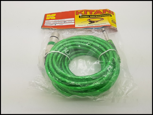 Kabel mic 5 meter Merk KITANI