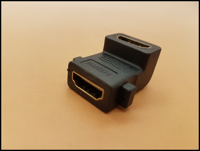 L Shape HDMI Converter Female to Female