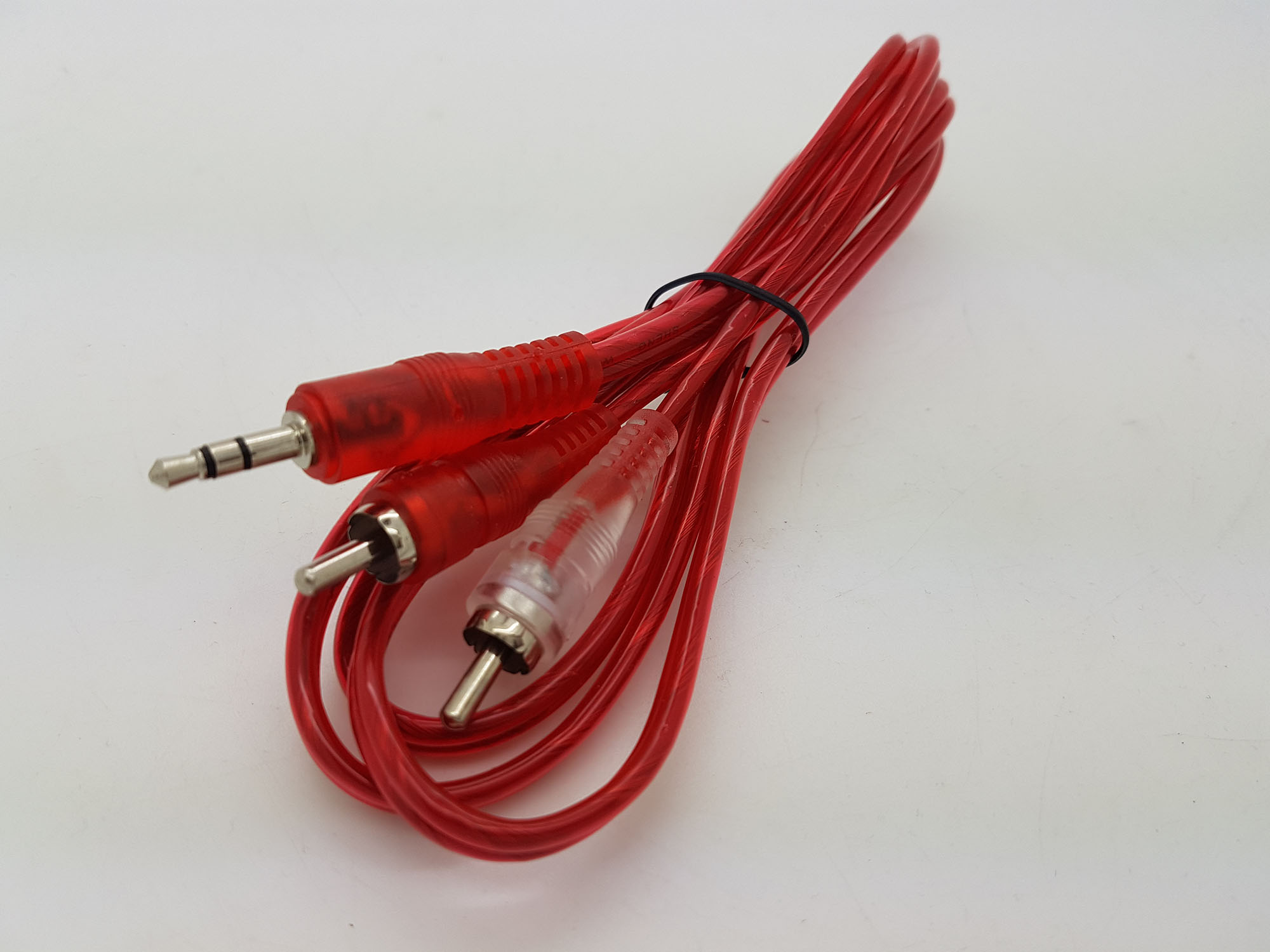 Kabel RCA transparan Stereo Audio dari HP ke Speaker