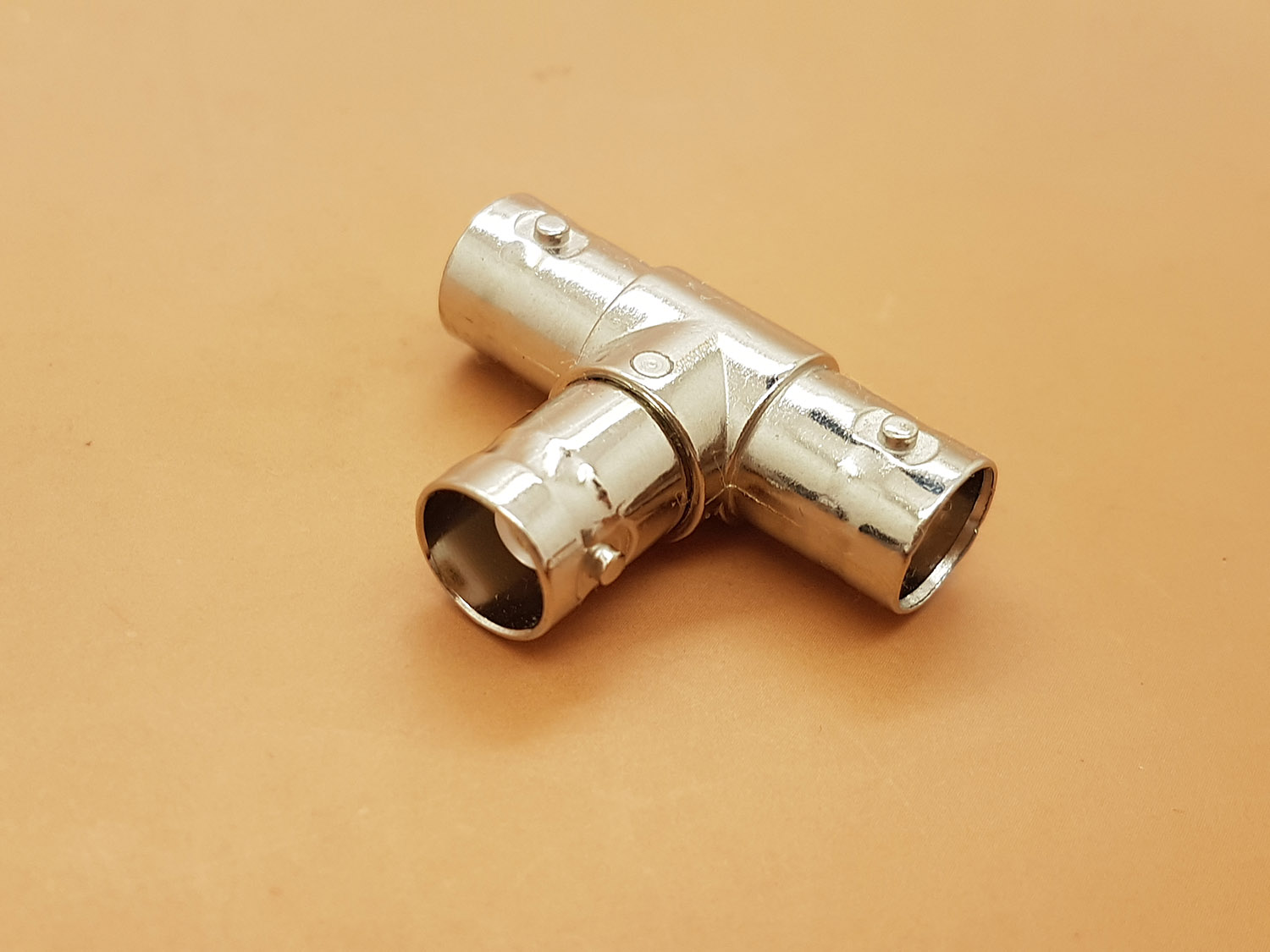 Jack Konektor Connector T Coaxial BNC For CCTV