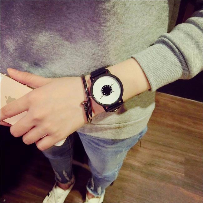 CIVO Jam Tangan Kulit Elegan Dial Unik - CV0250