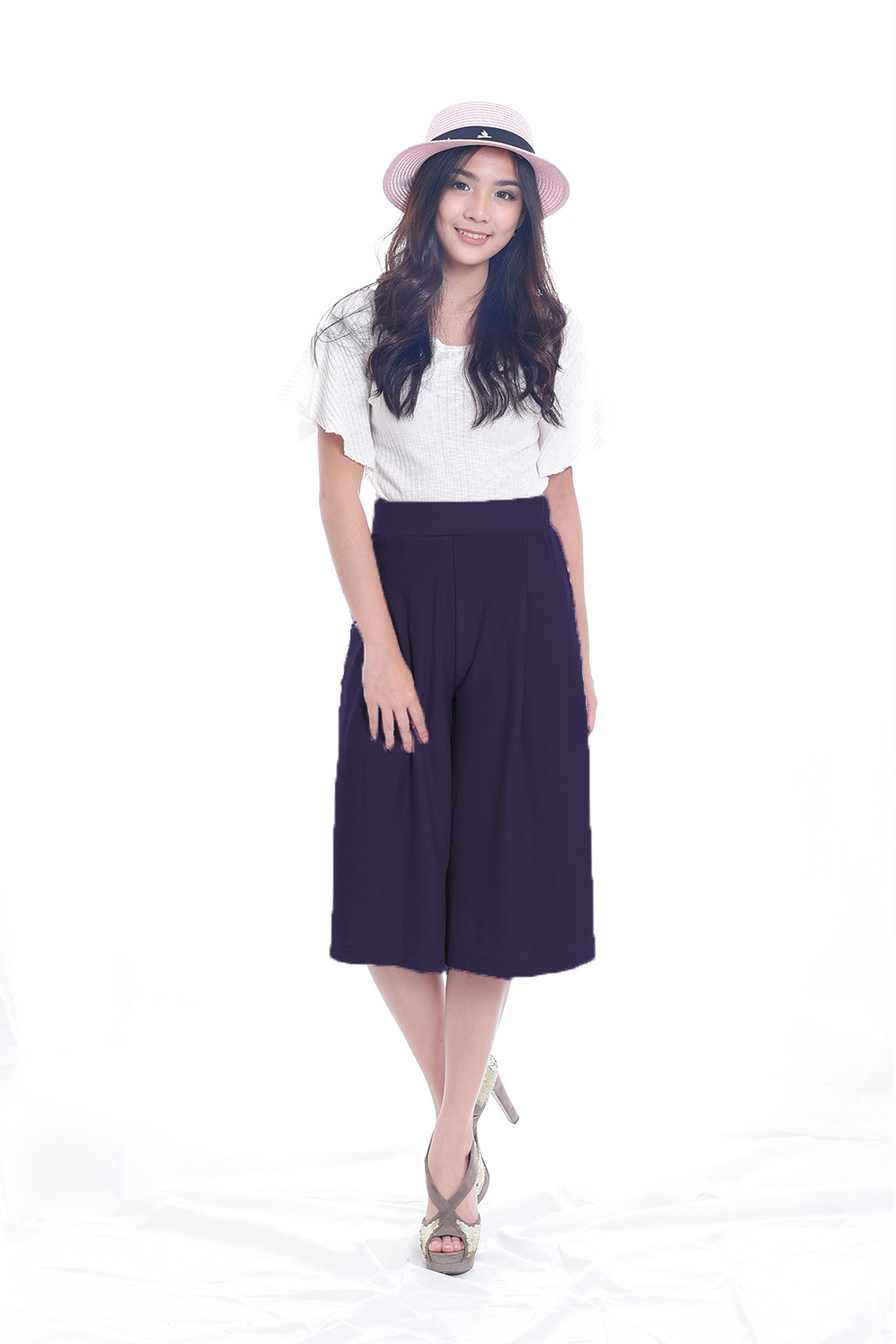 Jfashion Premium cropped Cullotes - Kelly