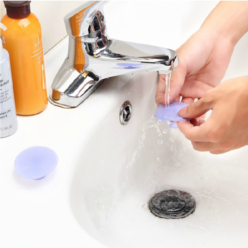 Cleansing Pad Scrub Cuci Muka Silicone Bristle