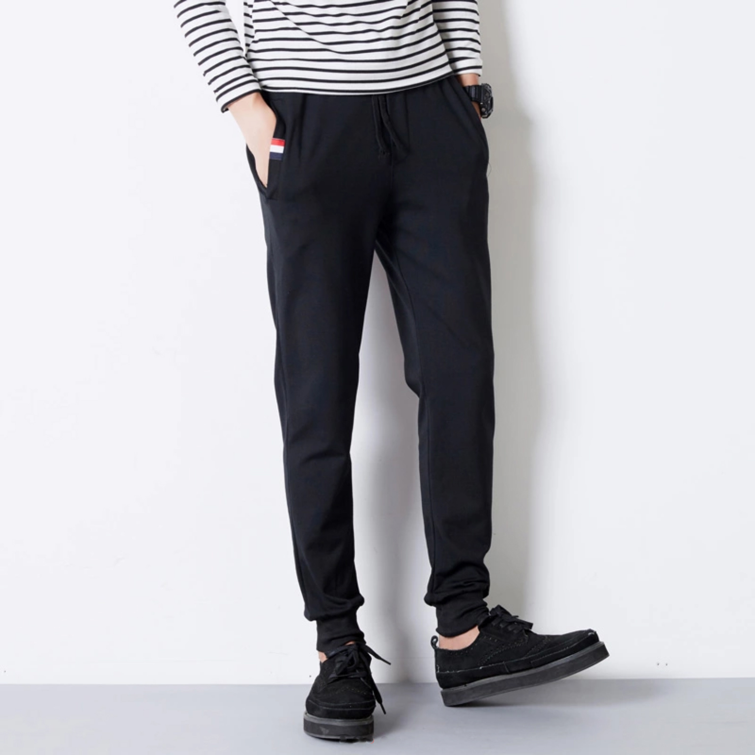 Jfashion Celana Panjang Jogger Training Pria Dewasa variasi kantong -