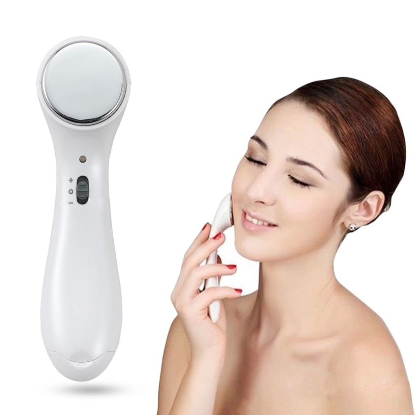 Setrika Wajah - Ion Massager - Alat Pijat Wajah - Putih