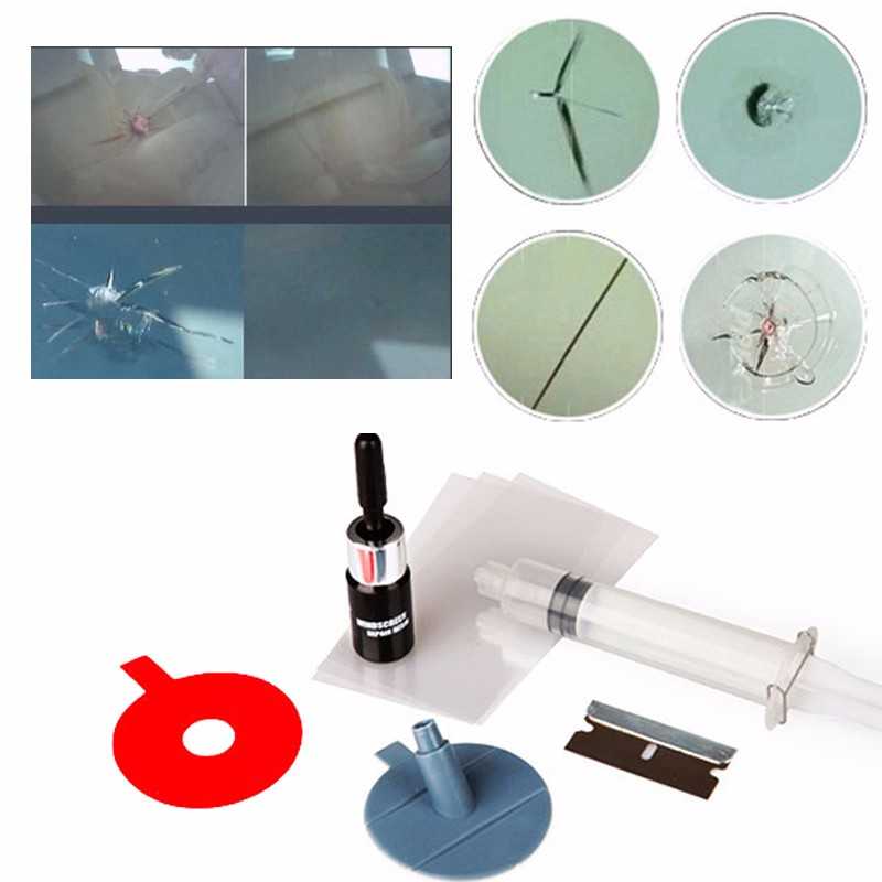 Jual Alat Reparasi Kaca Mobil Retak Windshield Repair Kit XJ01