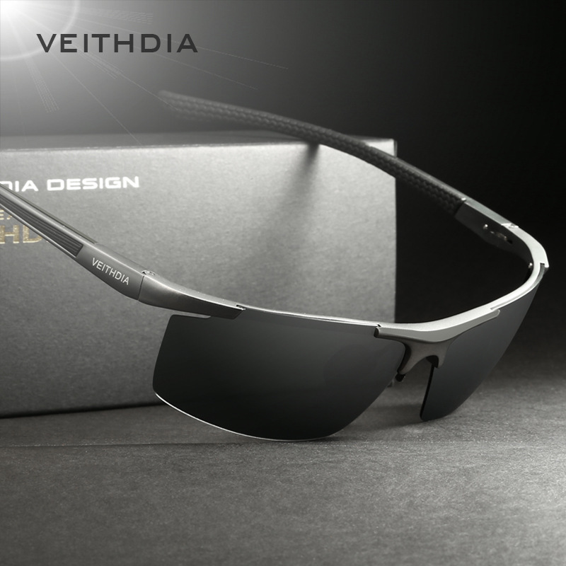 VEITHDIA Kacamata Pria UV Polarized Stylish Men Sunglasses - 6588