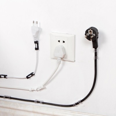CHN Klip Pengatur Kabel Organizer Cable Clip 20 PCS - FT8018-3