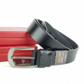 Ikat Pinggang Gesper Sabuk Pria - Kulit Asli GIO 2000 JRM 03