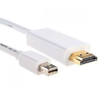 Mediatech Kabel Mini DP Displayport Male to HDMI Male 1.8 M ( 64949 )