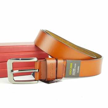 Ikat Pinggang Gesper Sabuk Pria - Kulit Asli GIO 2000 JRM 18