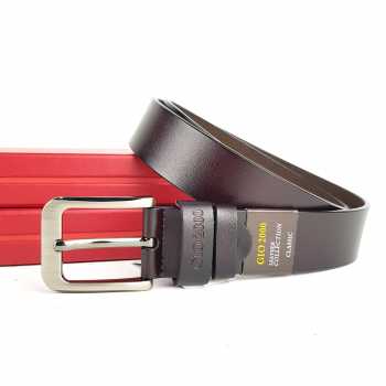 Ikat Pinggang Gesper Sabuk Pria - Kulit Asli GIO 2000 JRM 16