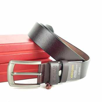 Ikat Pinggang Gesper Sabuk Pria - Kulit Asli GIO 2000 JRM 06