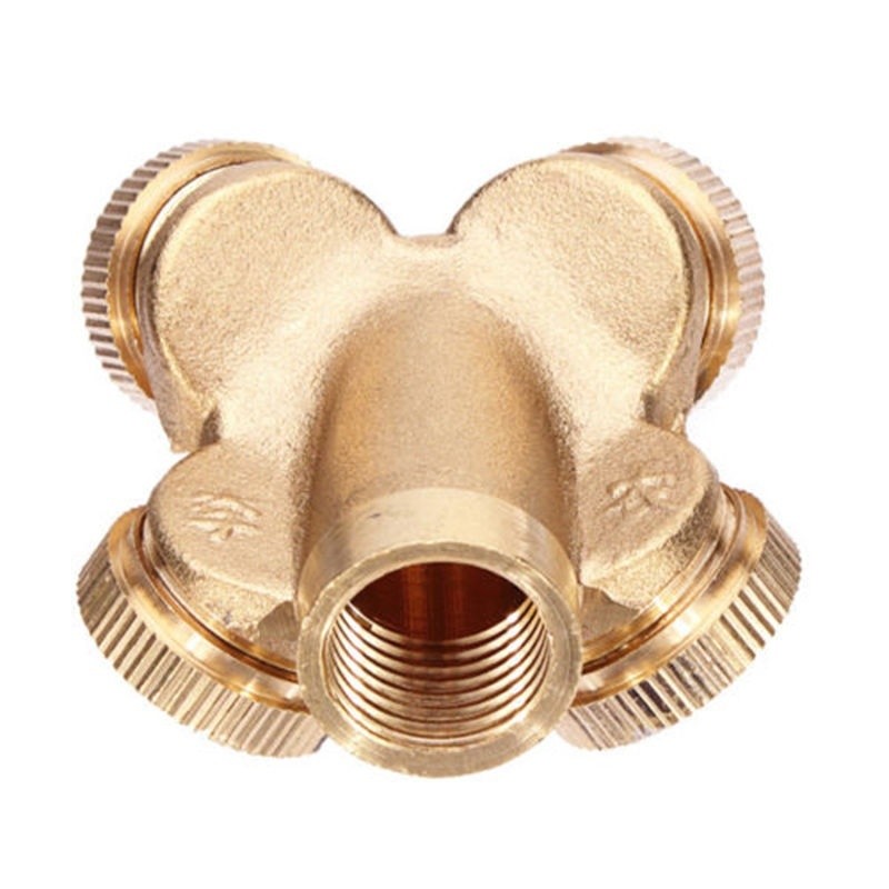 WHISM Sprinkler Spray Nozzle Air Irigasi Taman Brass 4 Holes - WCIC