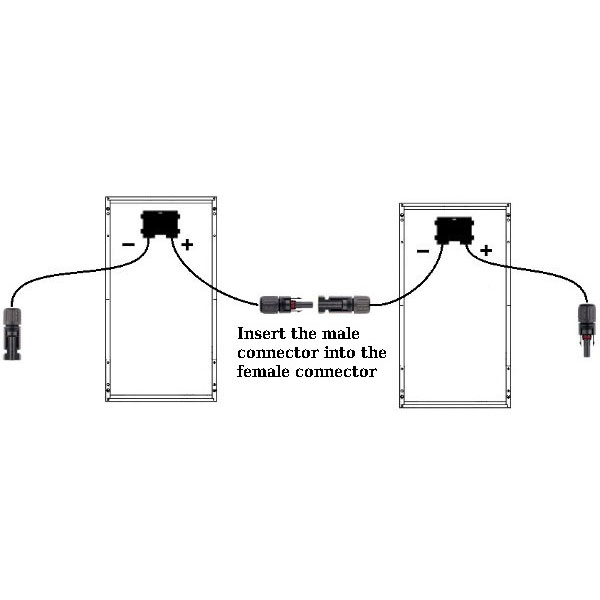 Konektor MC4 Male Female untuk Solar Panel 10 Pasang