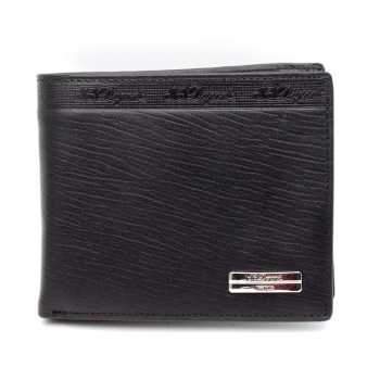 Dompet Tidur Lipat Pendek Kulit Asli Murah - SDP TRR-12 Black