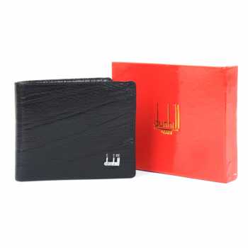 Dompet Tidur Lipat Pendek Kulit Asli Murah - DHL UTG BLACK