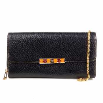 Dompet Panjang Kulit Asli Pria Wanita Murah - BONIA SUSS BLACK