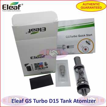 Eleaf GS Turbo Atomizer D15 Tank Atomizer - Authentic