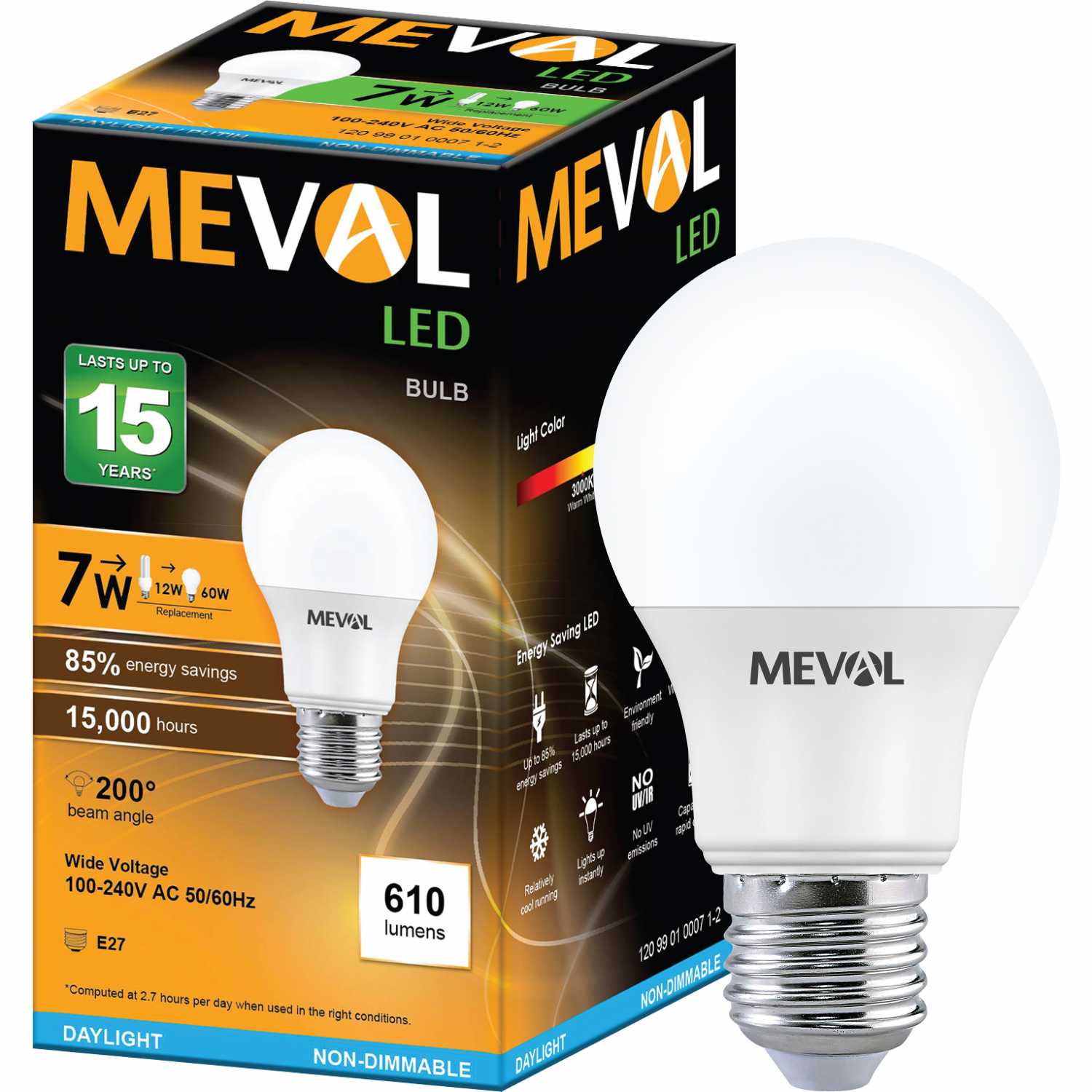 Jual MEVAL LED Bulb 7W | Jakmall.com