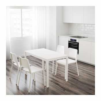 Mesa Ikea Vangsta White イケア VANGSTA ヴァングスタ 伸長式テーブル