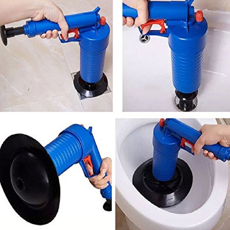 Auger Pompa Sedot Saluran WC Ledeng High Pressure Air Drain Plunger - JJ63010
