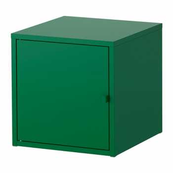 IKEA LIXHULT Kabinet bahan logam warna orange ukuran 35x35 cm