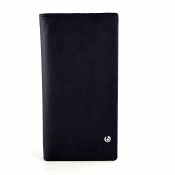 Dompet Panjang Kulit Asli Pria Wanita Murah - MB ROJ-3 BLACK
