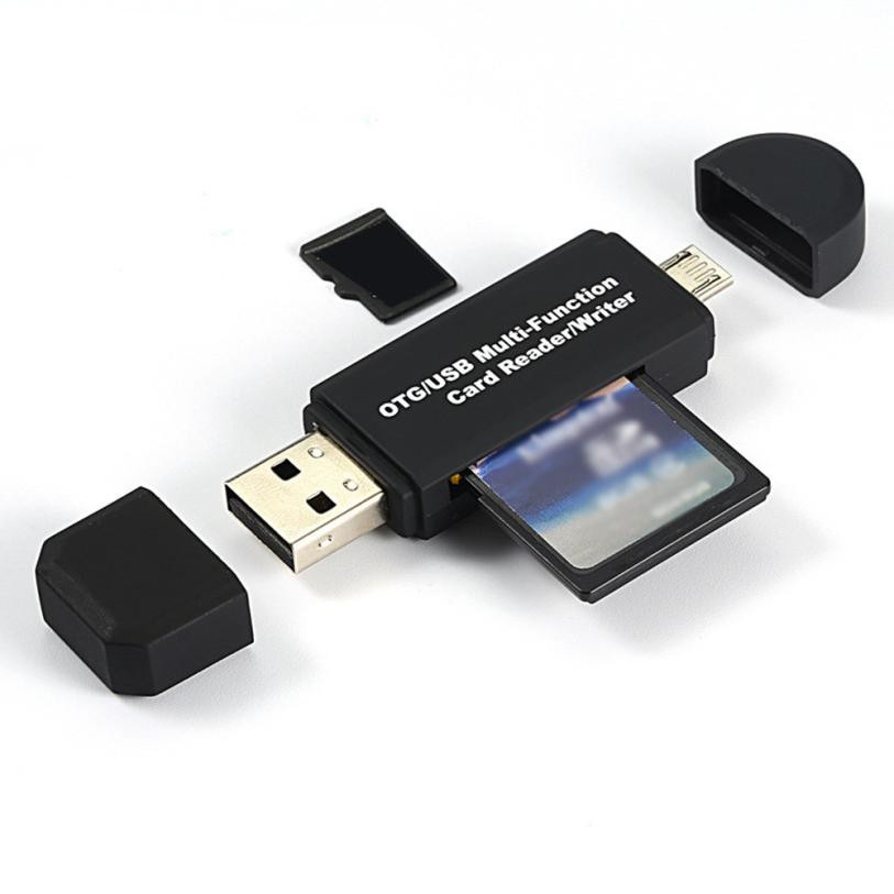 Centechia Card Reader 2in1 USB 2.0 Micro USB OTG SD Card MicroSD - USB30HS