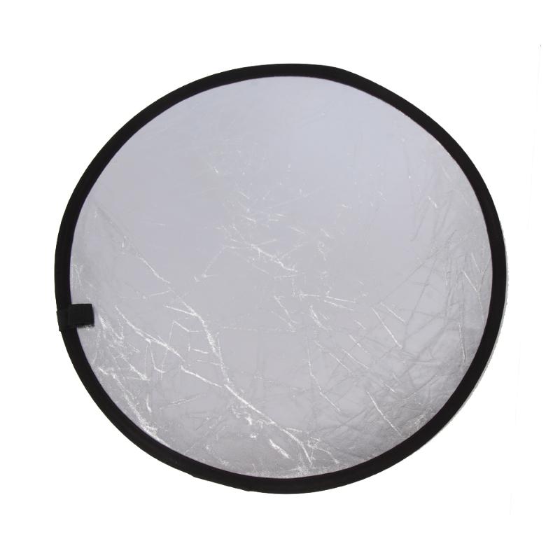 TaffSTUDIO Reflektor Cahaya Fotografi Studio 2in1 Foldable 60cm - YE-R110