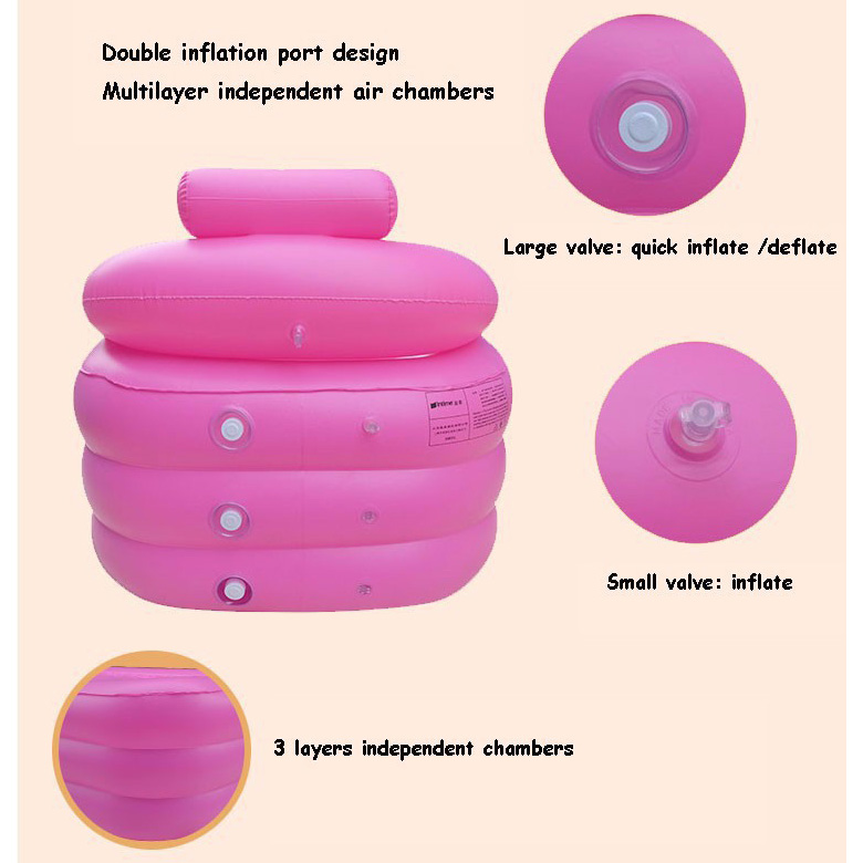 Intime Kolam SPA Bathtub Portable Folding Inflatable 160 x 84 x 64 cm - YT-038B