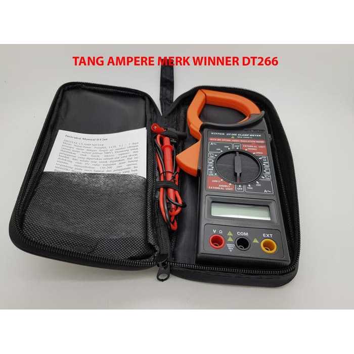Jual Tang Ampere DT266 Merk WINNER / Clamp Meter
