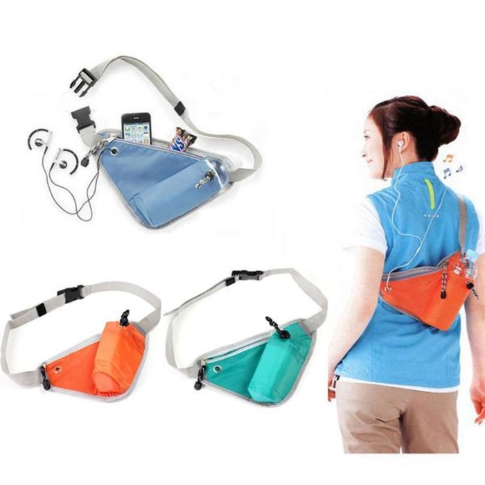 Tas Selempang Traveling Olahraga Segitiga Serbaguna