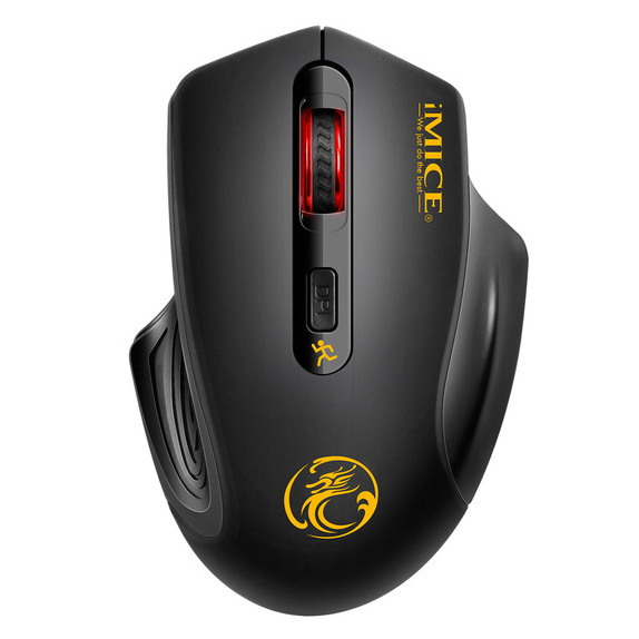 iMICE Mouse Gaming Wireless Optical 2.4GHz Ergonomic 2000DPI - E-1800/G-1800