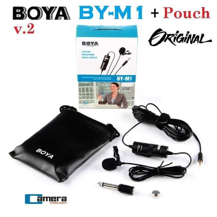 Jual Microphone Mic Clip On Boya BYM1 Lavalier
