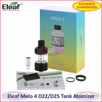 Eleaf MELO 4 Sub Ohm Tank D22/D25 Atomizer - Authentic