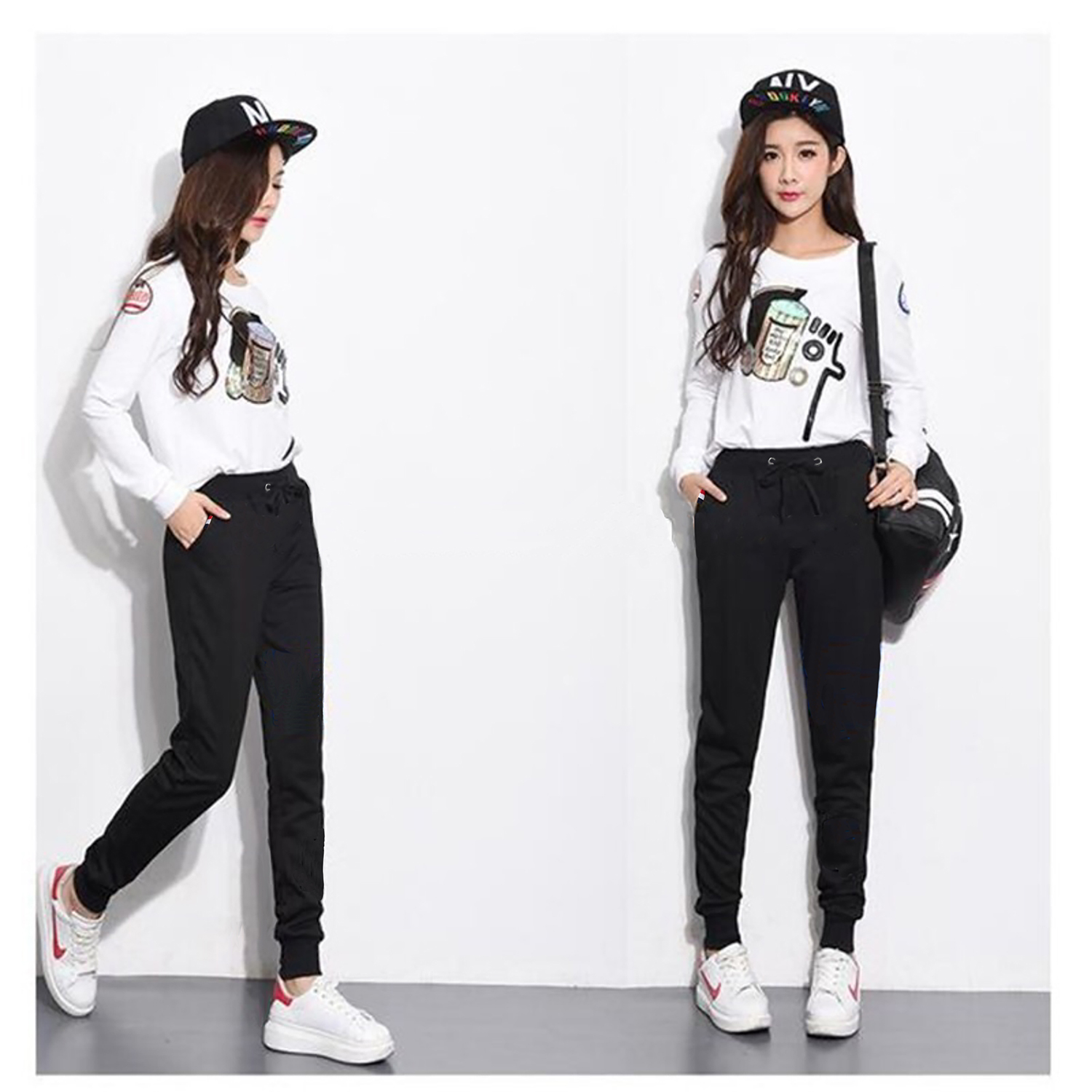 Jfashion Celana Panjang Jogger Training Wanita Dewasa - Fransisca