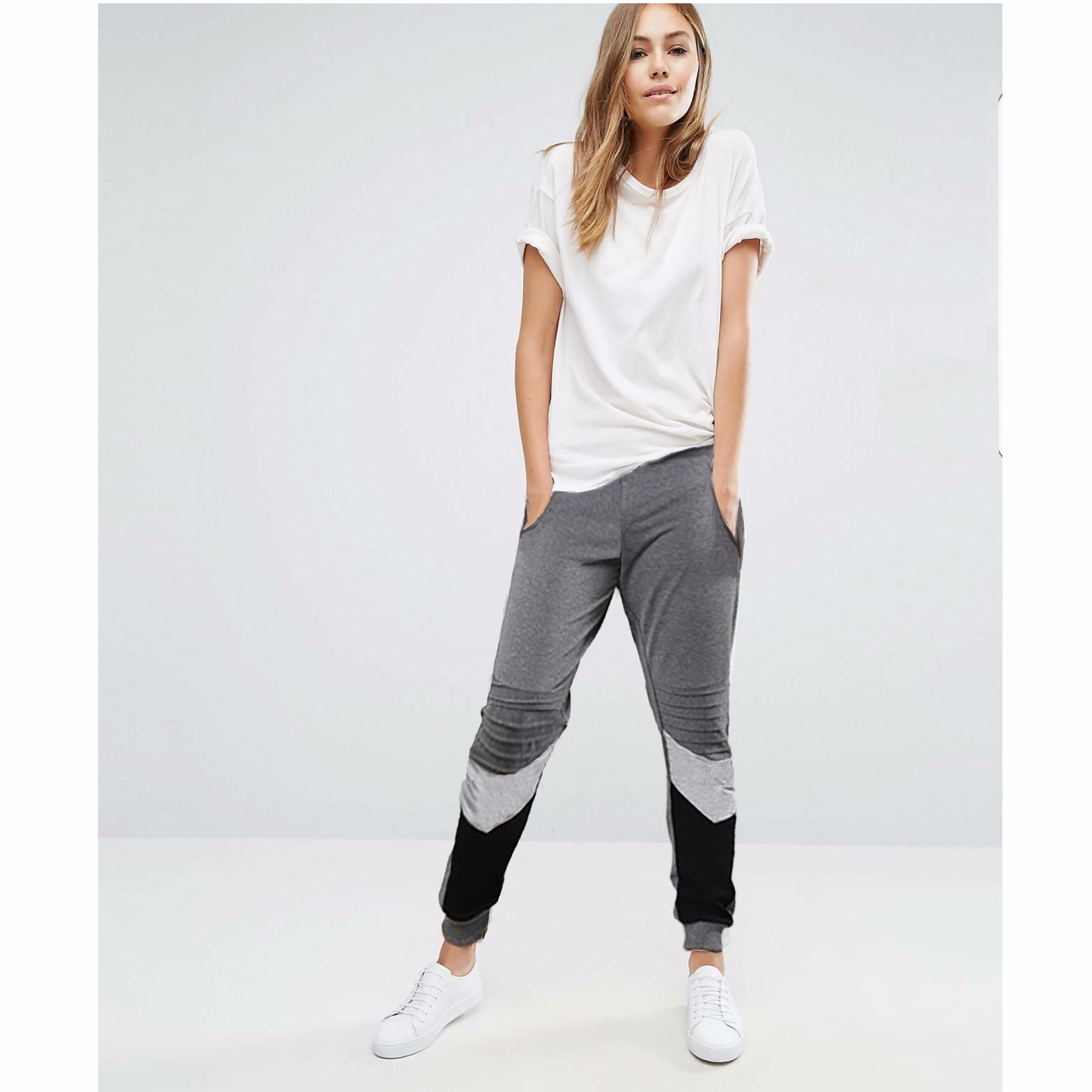 Jfashion Celana Jogger Training Wanita dewasa Variasi Bahan - Victoria