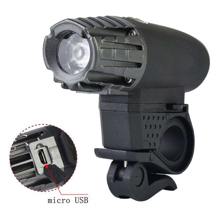 RAYPAL Lampu Depan Sepeda LED XPG USB Rechargeable 200 Lumens 4 Mode - RPL-2256