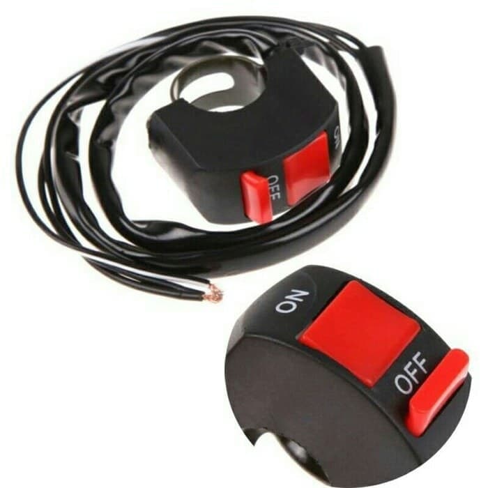 Saklar Lampu Stang Sepeda Motor ON OFF Universal Switch