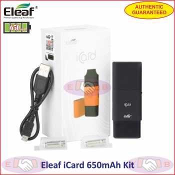 Eleaf iCard 650mAh Vaporizer / Rokok Elektrik Mini Kit - Authentic