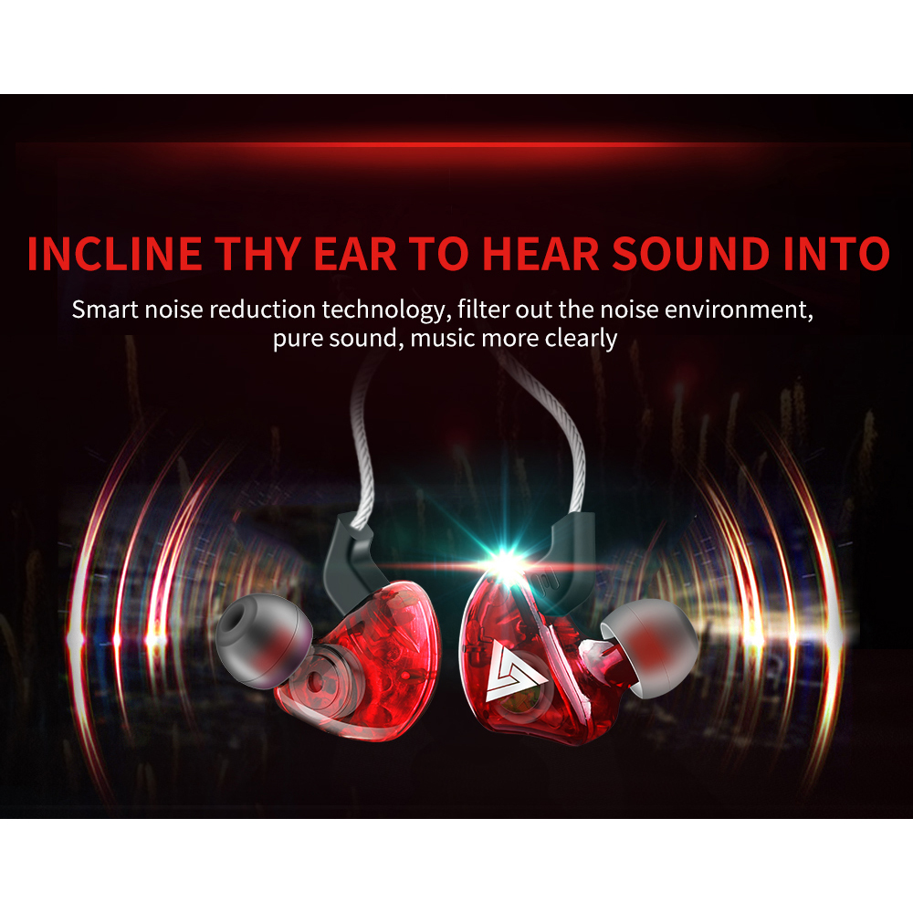 QKZ Earphone In-Ear HiFi dengan Microphone - QKZ-CK5