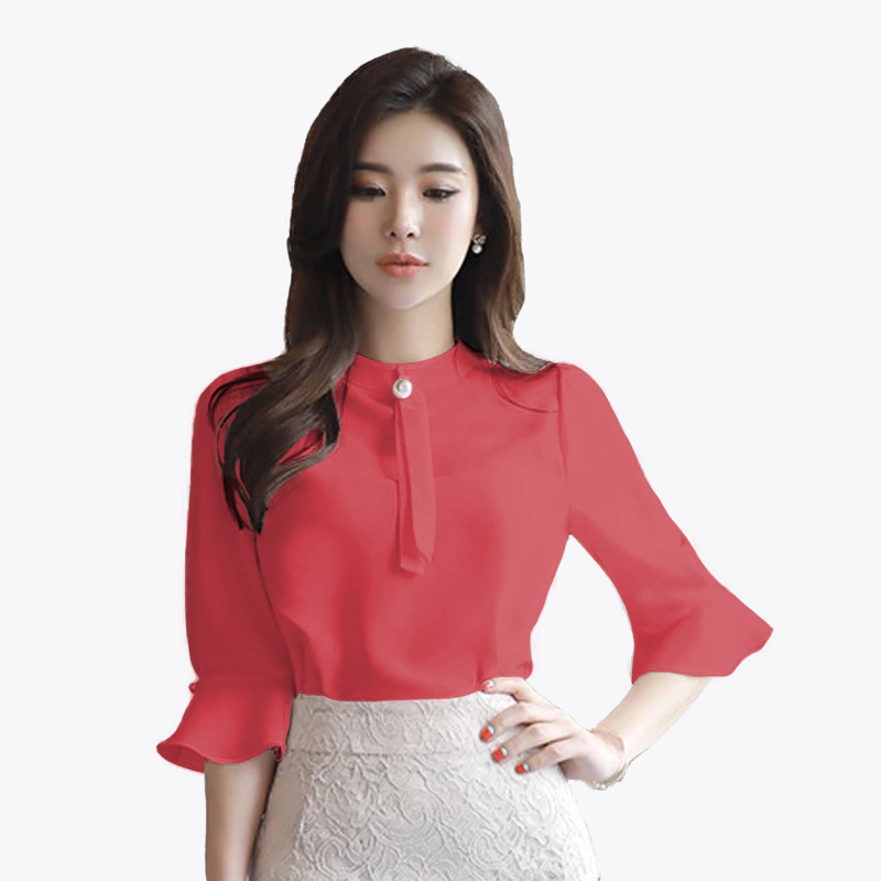 Blus Wanita Korea Lengan panjang Cantik murah terbaru - Chloe