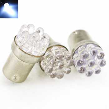 JMS - Lampu LED Mundur Parkir Sein Bayonet 1 kaki - BA15S 9 SMD Convex