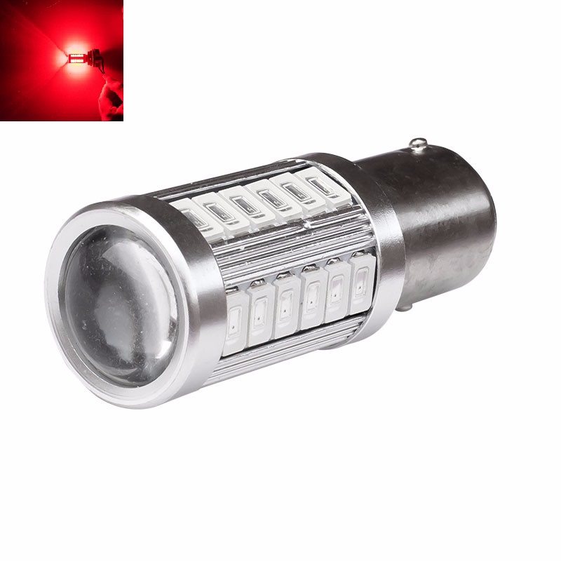 JMS - Lampu LED REM STOP LIGHT Bayonet 2 kaki - BAY15D 33 SMD 5730