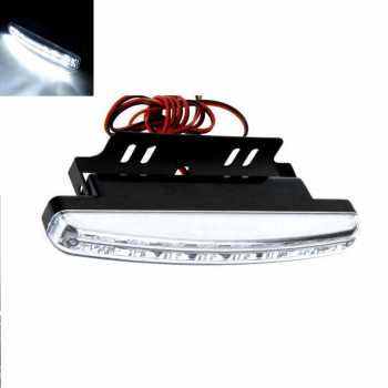 JMS - Lampu LED DRL Mobil Motor Plasma 8 LED SMD 15.5 cm
