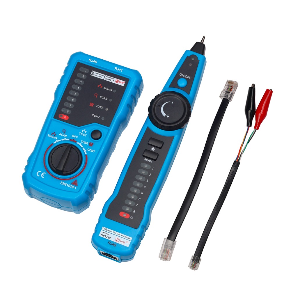 BSIDE Wire Tracker Tester Kabel Jaringan LAN Network Cable RJ45 RJ11 - FWT11