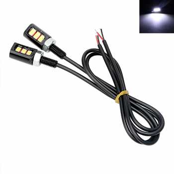 JMS - Lampu LED Senja Sein DRL Eagle Eye License Plate Screw 3SMD 5630