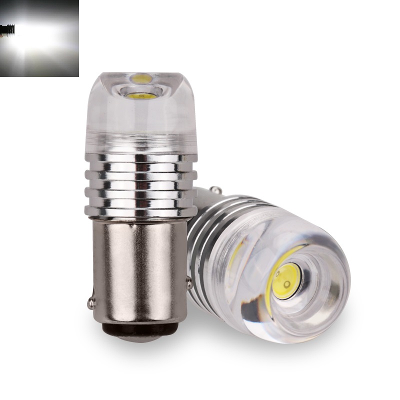 JMS - Lampu LED REM STOP LIGHT Bayonet 2 kaki-BAY15D Kedip Concave 3W