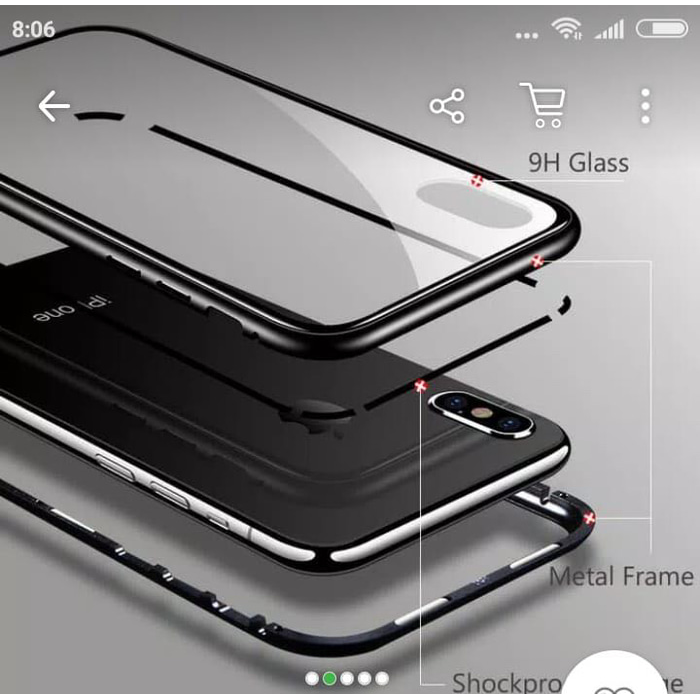 Jual Case Iphone 360 Full Protection Magnetic Glass | Jakmall.com